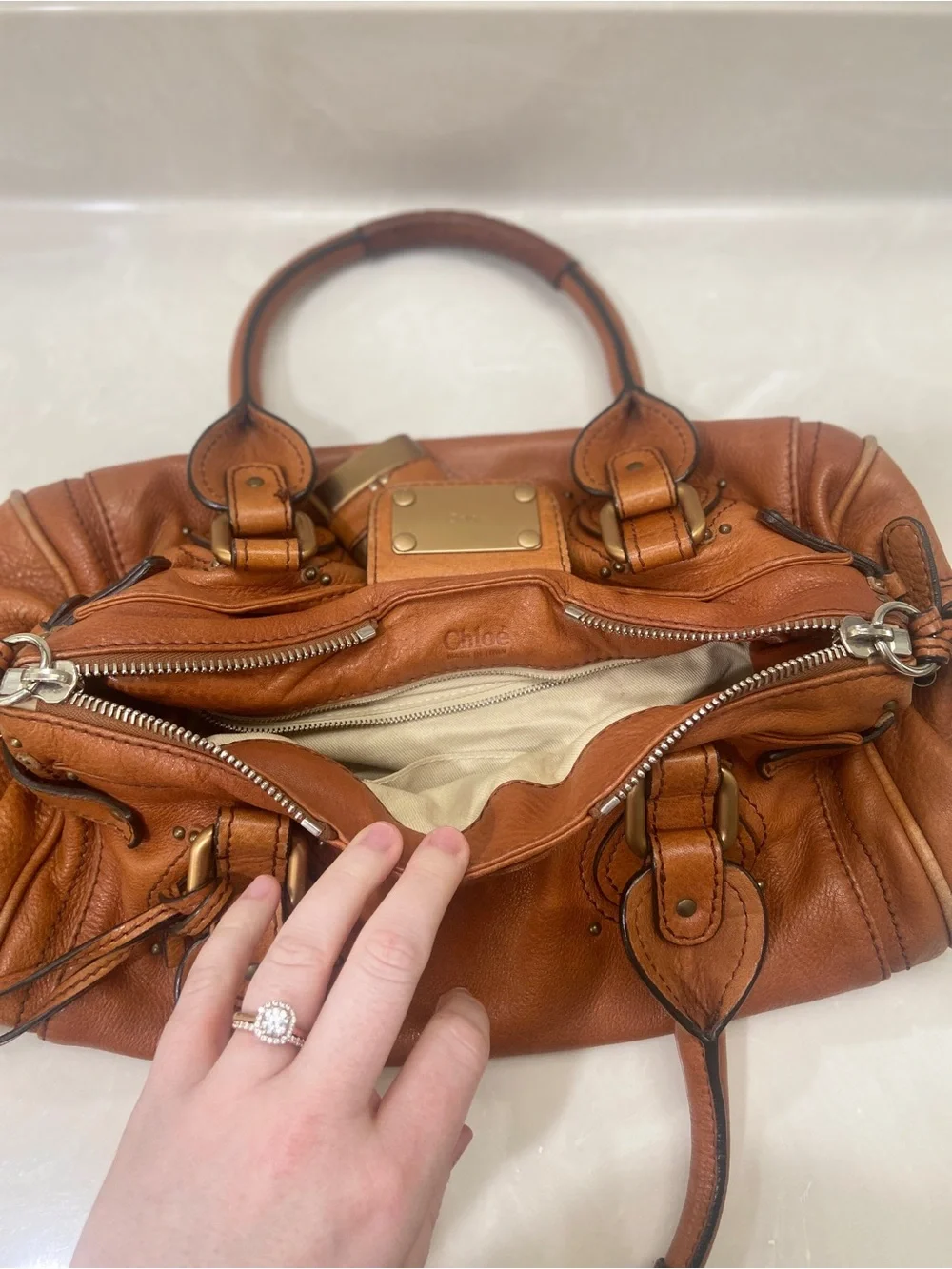 Chloé Paddington Satchel Bag- Vintage